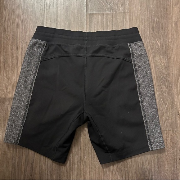 Lululemon Athletica Black and Gray Athletic Shorts - Picture 1 of 3